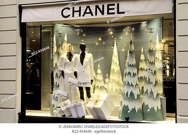 Chanel Store. Paris. France, Foto de Imagen Derechos Protegidos Pic. B22-434646 | agefotostock