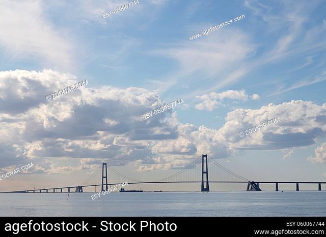 Photo of the Great Belt Suspension Bridge in Denmark
