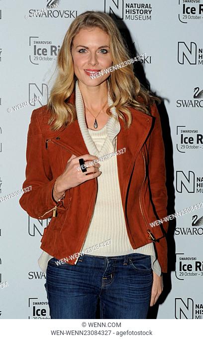 Natural History Museum Swarovski Ice Rink Launch Party in London. Featuring: Donna Air Where: London, United Kingdom When: 28 Oct 2015 Credit: WENN