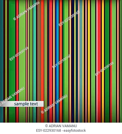 Vintage striped pattern background. Vector