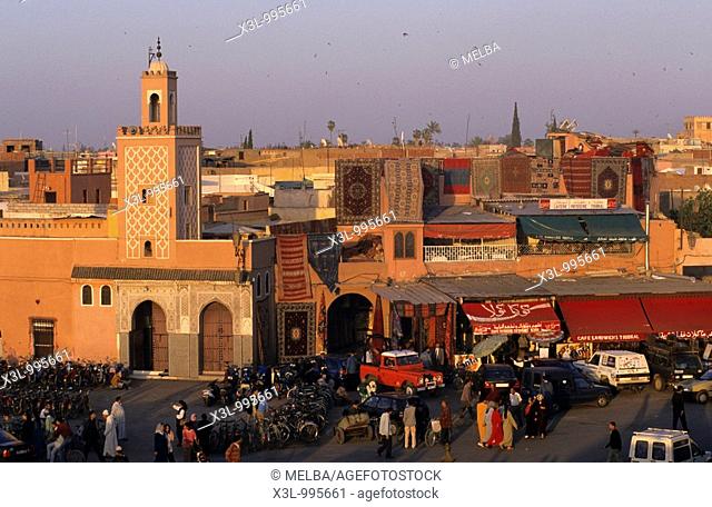 Marrakesh Plaza 'Place Jema al-Fna'  Morocco