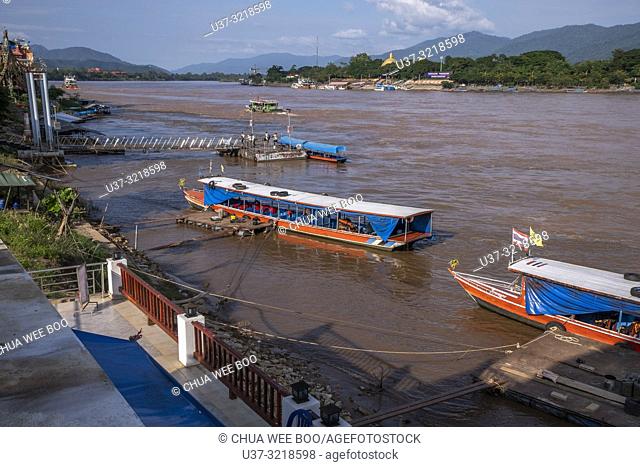 Mekong River at the Golden Triangle, Thailand