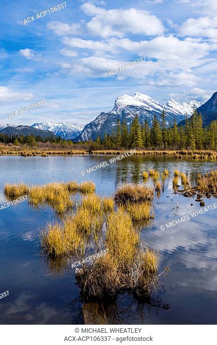 Mount Rundle, Vermilion Lakes, Banff National Park, Alberta, Canada