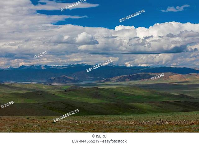 Altai mountains. Beautiful highland landscape. Mongolia