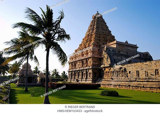 India, Tamil Nadu state, Gangaikondacholapuram, Brihadisvara Temple