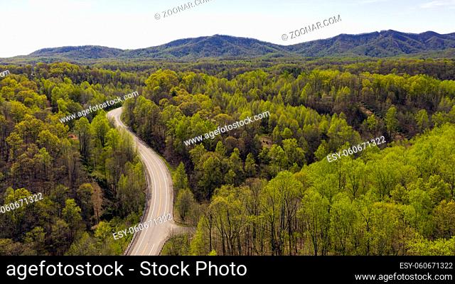 The Parkway travels thru Appalachian and Blue Ridge Mountain Ranges