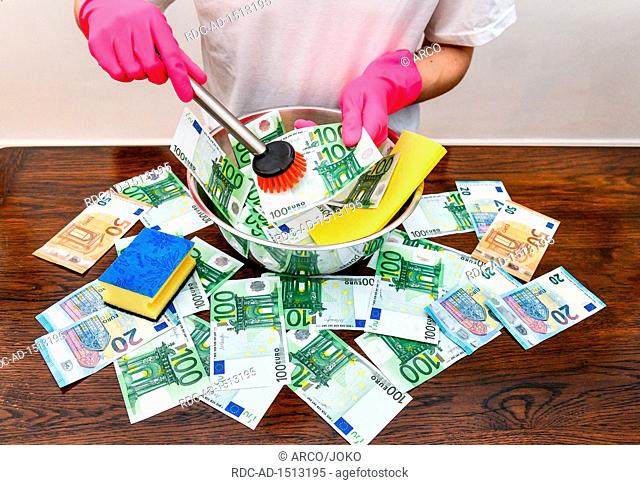 money laundering, Euro notes