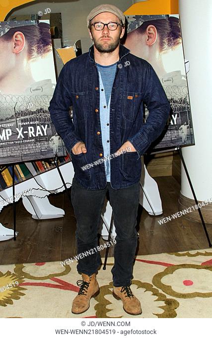 Screening of 'Camp X-Ray' held at the Crosby Street Hotel - Arrivals Featuring: Joel Edgerton Where: New York City, New York