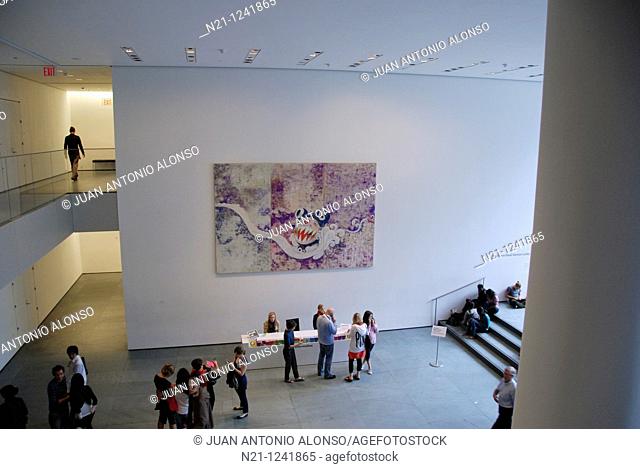 Museum of Modern Art –MoMA- lobby.  Midtown West  Manhattan, New York, New York. USA