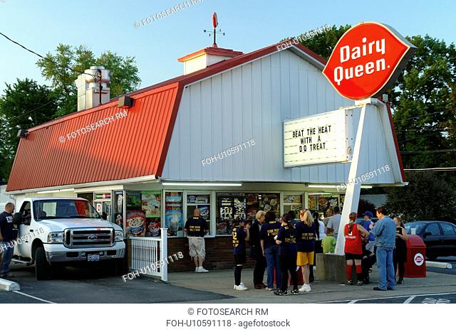 Andover, OH, Ohio, Dairy Queen, ice cream shop