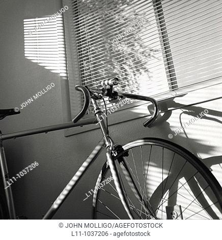 Bicycle under window