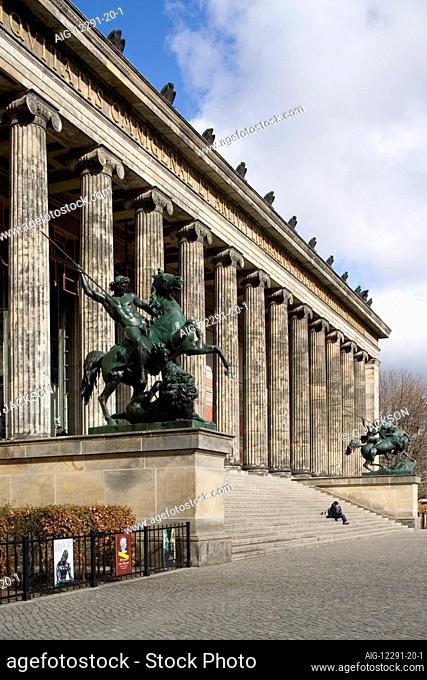 Altes Museum, Berlin. built 1825-1830. Renovated 1966
