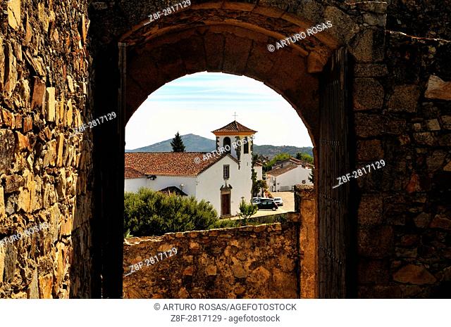 The Town Museum from an arch of the castle. Marvão, Alentejo, Portugal