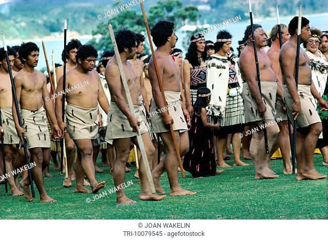 Bay Of Islands New Zealand Maori Princes And Princess Waitangi Treaty