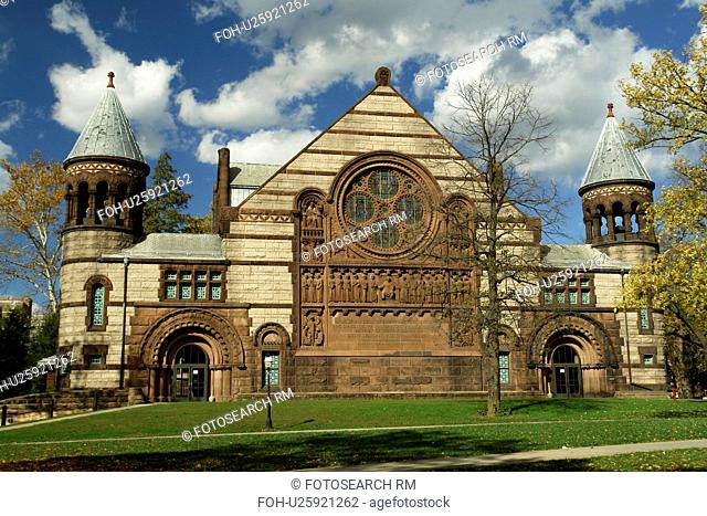 Princeton, NJ, New Jersey, Princeton University, Nassau Hall, autumn