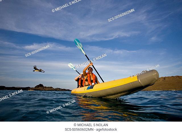 Lindblad Expeditions Guests doing fun and exciting things in the Galapagos Island Archipeligo, Ecuador No model releases