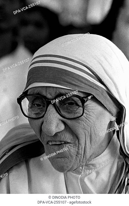 Indian Roman Catholic nun, Mother Teresa, India, Asia, NOMR