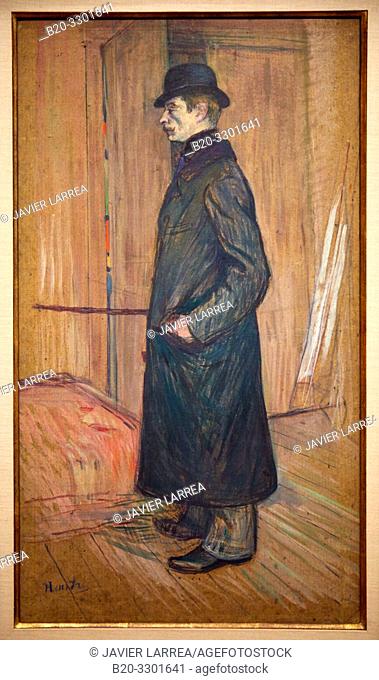 "Gaston Bonnefoy", 1891, Henri de Toulouse-Lautrec, Thyssen Bornemisza Museum, Madrid, Spain, Europe