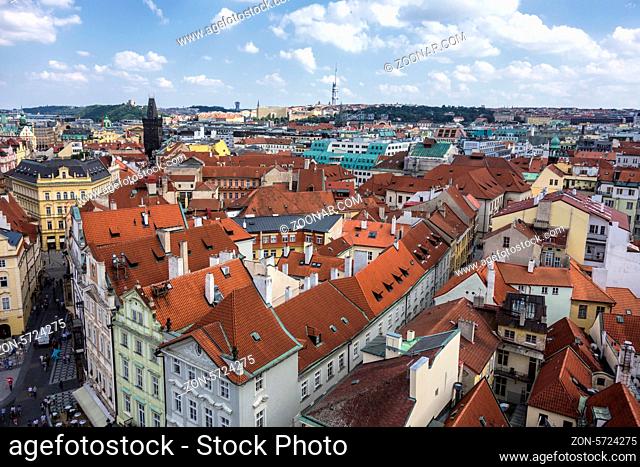 Beautiful landscape of Prague, Cesky