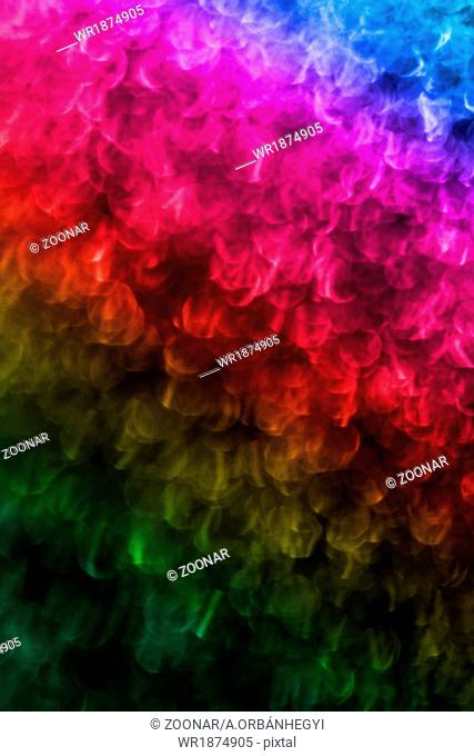 Macro of colorful water vapor in the window - gradient