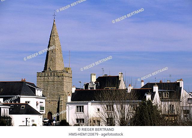 France, Morbihan (56), Lorient region, Larmor-Plage, church of Notre-Dame-de-la-Clarté