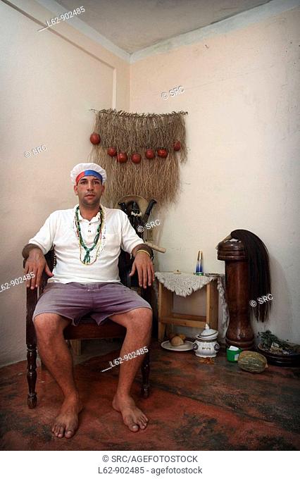 'Santero' priest, Trinidad, Sancti Spiritus, Cuba