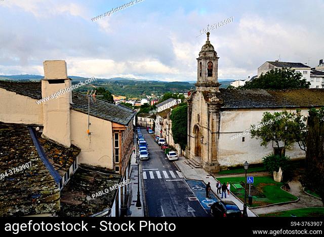 View of the chapel of Carme in Lugo, Spain