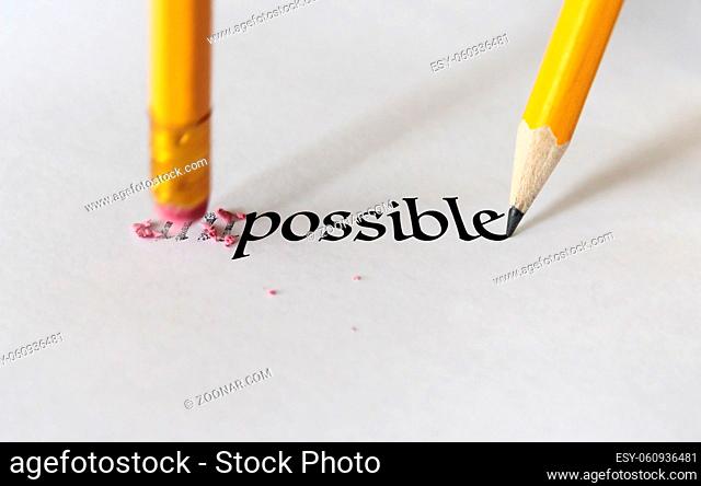 Changing the word impossible to possible