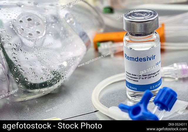 Medication prepared for people affected by Covid-19, Remdesivir is a selective antiviral prophylactic against virus that is already in experimental use