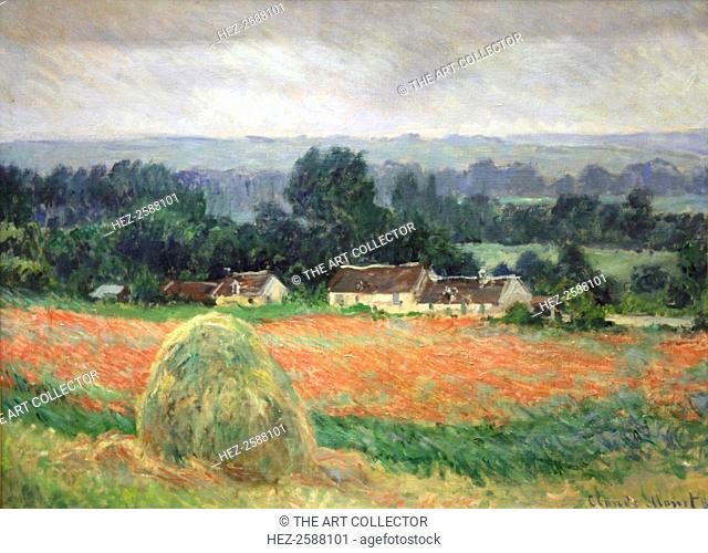 'Haystack at Giverny', 1886. Found in the collection of The Hermitage, St Petersburg