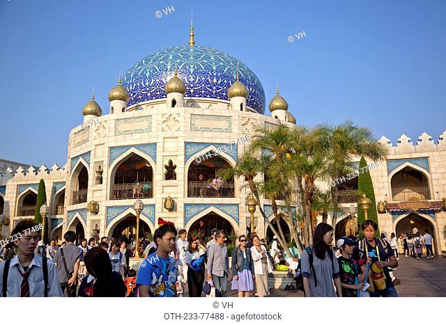 Caravan Crousel, Arabian Coast recreates the world of Aladdin and 1001 Arabian nights, Tokyo DisneySea, Tokyo Disney resort, Urayasu, Chiba prefecture, Tokyo