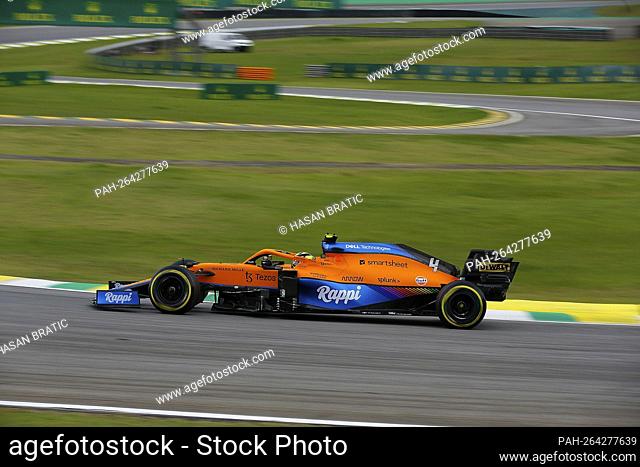 12.11.2021, Autodromo Jose Carlos Pace, Interlagos, FORMULA 1 HEINEKEN GRANDE PREMIO DO BRASIL 2021, in the picture Lando Norris (GBR), McLaren F1 Team