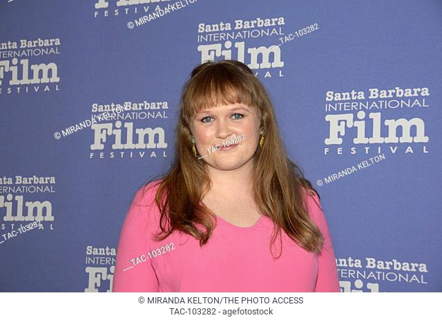 Morgan Dameron attends the 32nd Santa Barbara International Film Festival at the Arlington Theatre in Santa Barbara, California on February 2nd, 2017