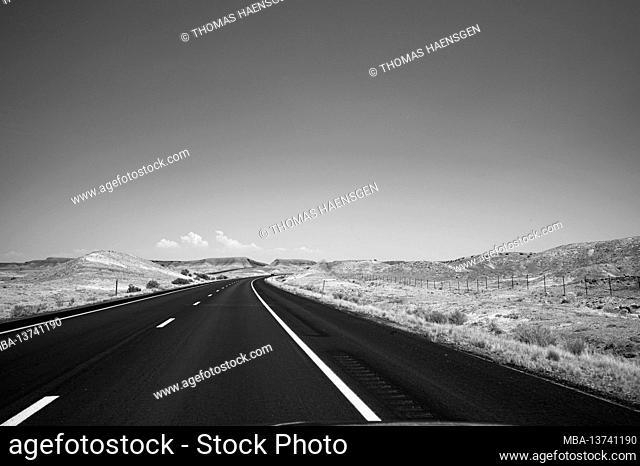 Scenic view on the Utah State Route 24 near Hanksville Utah, USA