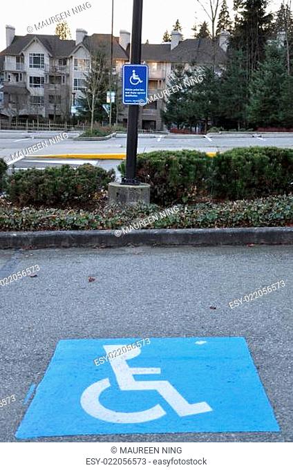 Disable parking stall