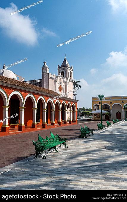 Jarocho Salvador Ferrando Museum at Parque Zaragoza Plaza Tlacotalpan, Tlacotalpan, Veracruz, Mexico