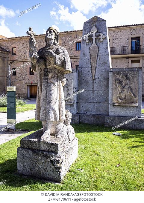 Monumento al peregrino. Santo Domingo de la Calzada. La Rioja. Spain