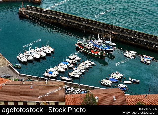 Elanchove view port (Elantxobe) Basque Country, Spain