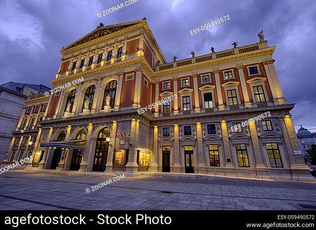 Viennese Variety Theater (Musikverein), famous for the New Year's concerts of the Vienna Philharmonic Orchestra