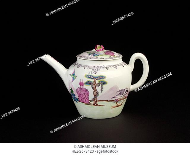 Teapot, c1760. Artist: Unknown