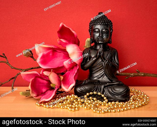 An image of a buddha statue sign for peace and wisdom