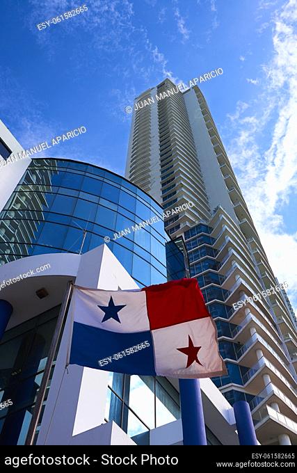 Panama's Flag, Panama City, Republic of Panama, Central America