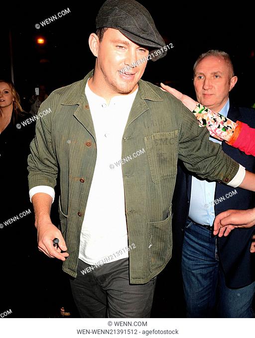 Jonah Hill and Channing Tatum among celebrities to arrive for The Late Late Show at RTE Studios - Outside Arrivals Featuring: Channing Tatum Where: Dublin