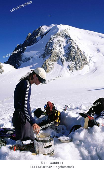 Chamonix is regarded by many as the home of mountaineering, and the Aigulle du Midi and the Col du Midi are at the start of the Mont Blanc route