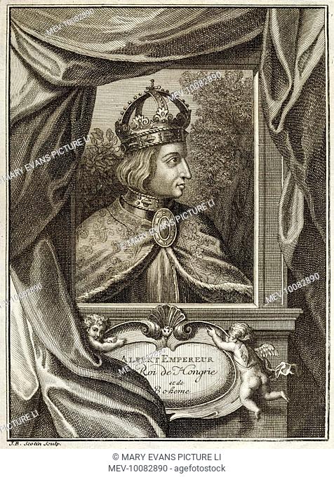 ALbrecht II, Holy Roman Emperor, also Albrecht I, king of Hungary, also Albrecht V, Duke of Austria