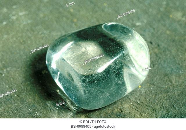 <BR>Worldwide distribution except for United Kingdom and Germany.<BR>Rock crystal (oxide class of minerals) is a variety of crystalline quartz