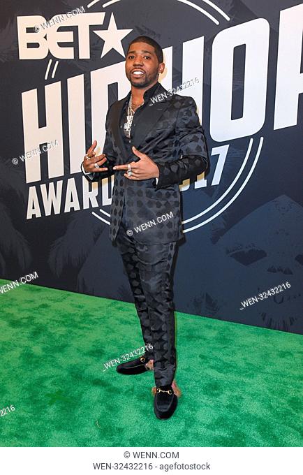 2017 BET Hip Hop Awards at the Fillmore Theater Miami Beach Featuring: YFN Lucci Where: Miami, Florida, United States When: 07 Oct 2017 Credit: WENN