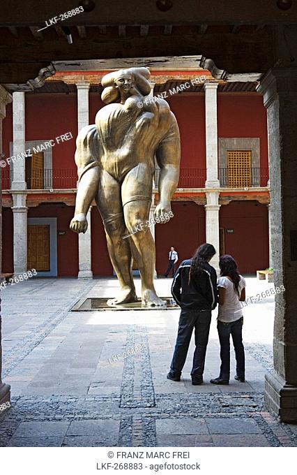 La Giganta in the patio of the Museo Jose Luis Cuevas, contemporary art, in the old Convento de Santa Ines, 16th century, Mexico City, Mexico D.F