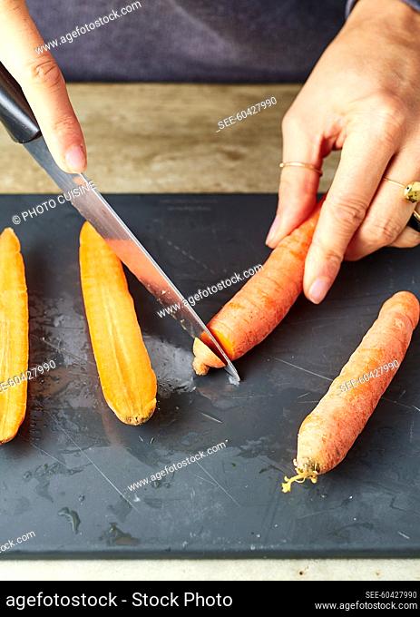 Cut a carrot