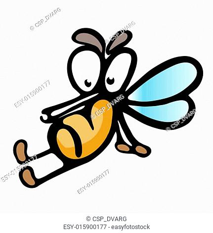 A cartoon illustration of an angry Mosquito, Stock Vector, Vector And Low  Budget Royalty Free Image. Pic. ESY-056407178 | agefotostock